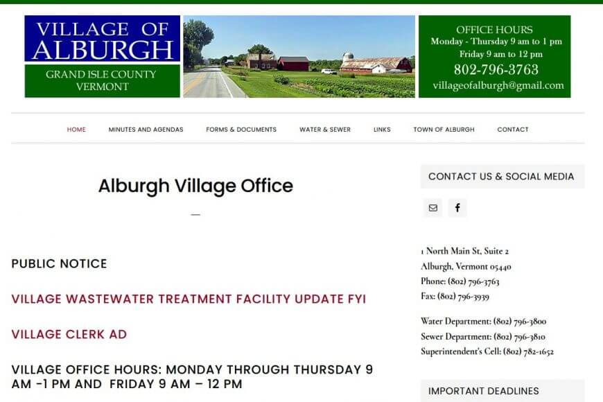 Village of Alburgh